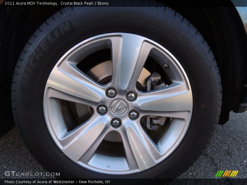 Crystal Black Pearl / Ebony 2011 Acura MDX Technology