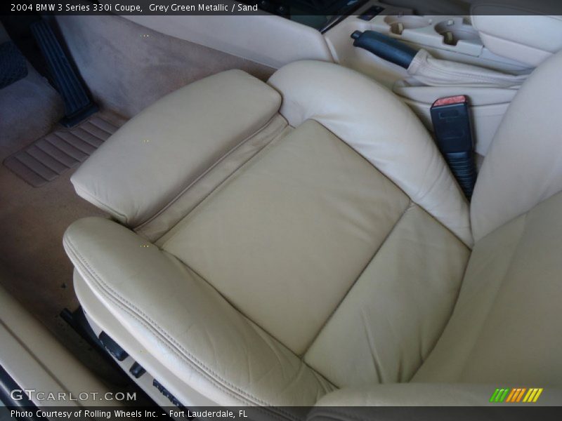 Grey Green Metallic / Sand 2004 BMW 3 Series 330i Coupe