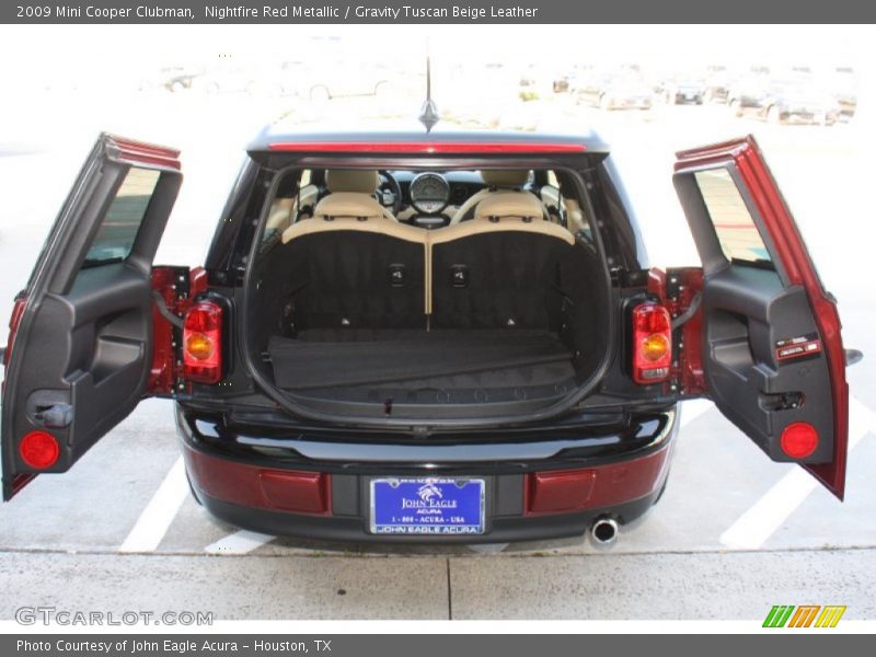 Nightfire Red Metallic / Gravity Tuscan Beige Leather 2009 Mini Cooper Clubman