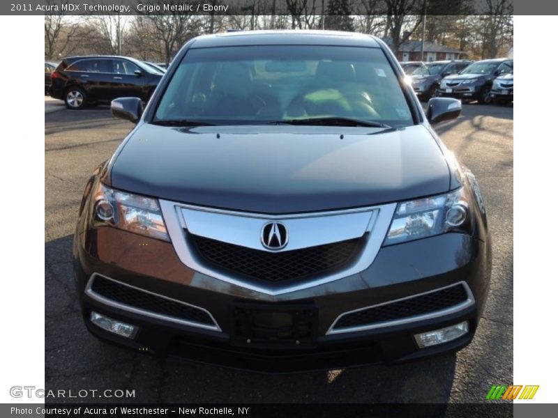 Grigio Metallic / Ebony 2011 Acura MDX Technology