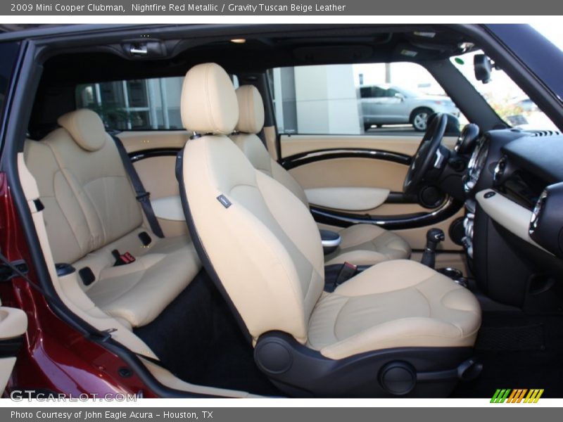  2009 Cooper Clubman Gravity Tuscan Beige Leather Interior