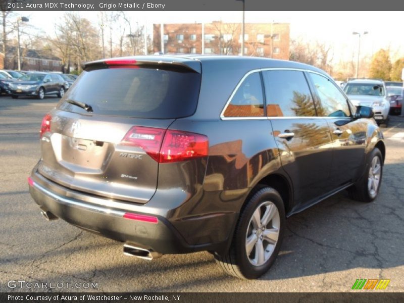 Grigio Metallic / Ebony 2011 Acura MDX Technology