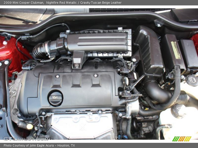 Nightfire Red Metallic / Gravity Tuscan Beige Leather 2009 Mini Cooper Clubman