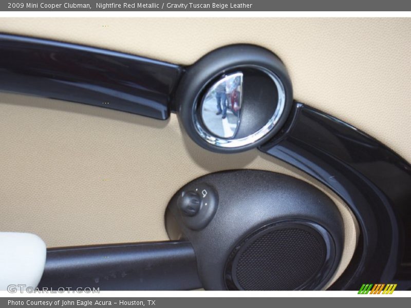 Nightfire Red Metallic / Gravity Tuscan Beige Leather 2009 Mini Cooper Clubman