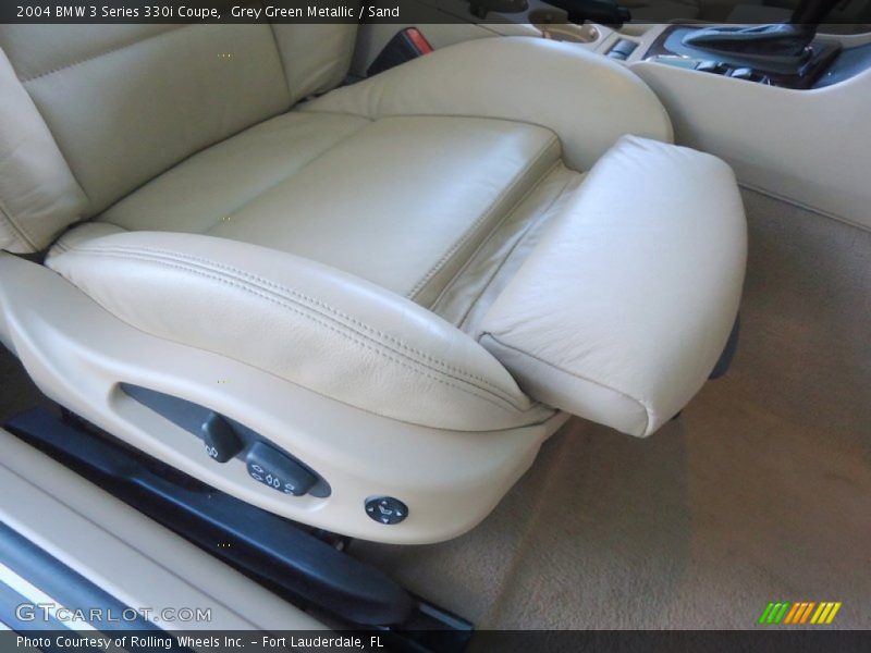 Grey Green Metallic / Sand 2004 BMW 3 Series 330i Coupe