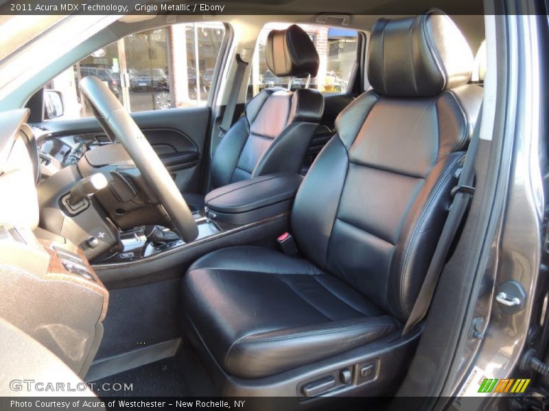 Grigio Metallic / Ebony 2011 Acura MDX Technology