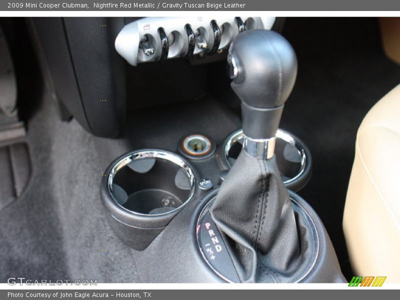 Nightfire Red Metallic / Gravity Tuscan Beige Leather 2009 Mini Cooper Clubman