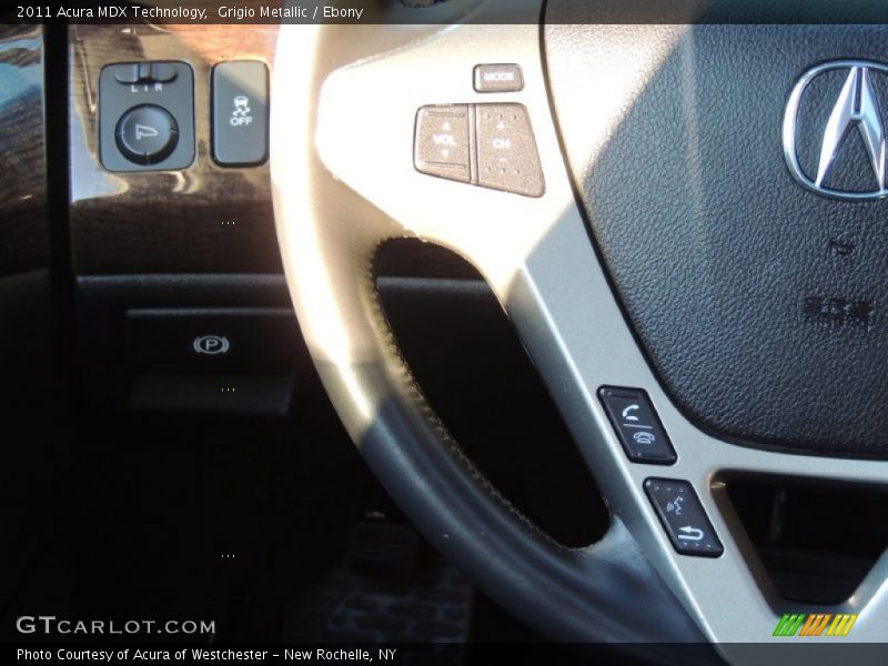 Grigio Metallic / Ebony 2011 Acura MDX Technology
