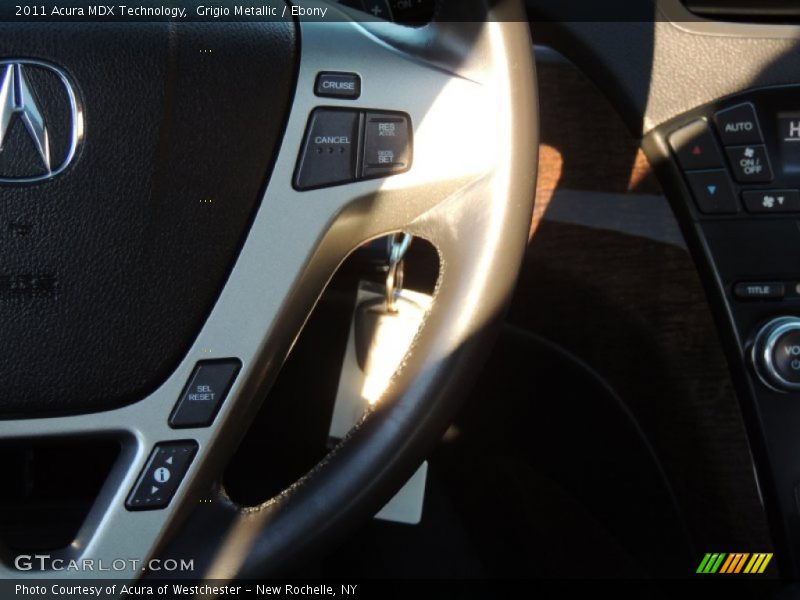 Grigio Metallic / Ebony 2011 Acura MDX Technology