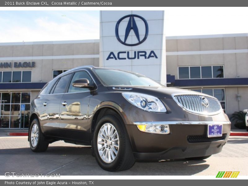 Cocoa Metallic / Cashmere/Cocoa 2011 Buick Enclave CXL
