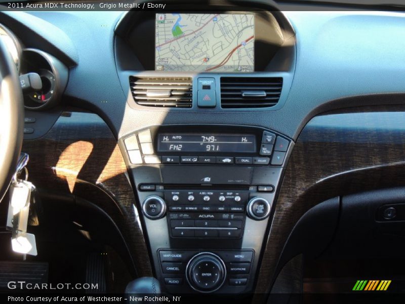 Grigio Metallic / Ebony 2011 Acura MDX Technology