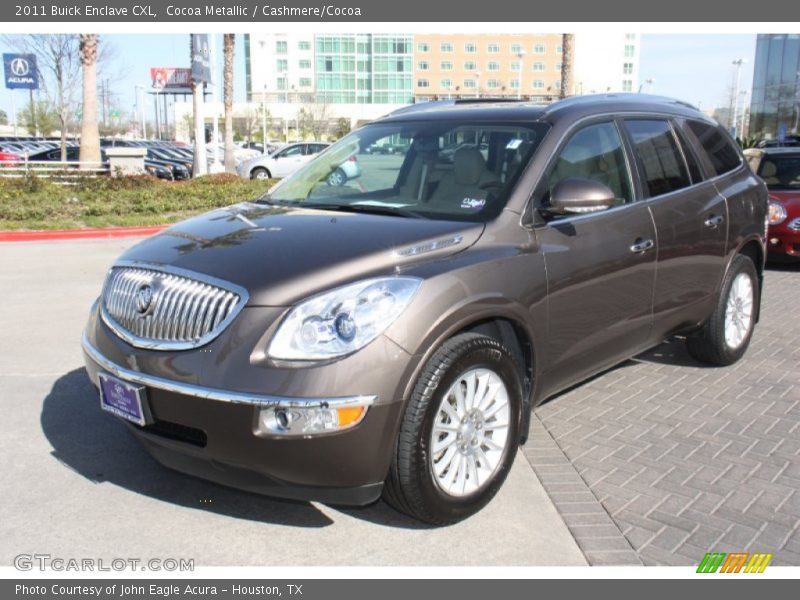 Cocoa Metallic / Cashmere/Cocoa 2011 Buick Enclave CXL