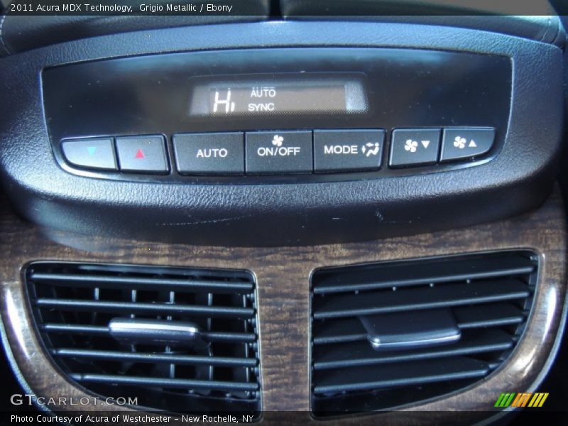 Grigio Metallic / Ebony 2011 Acura MDX Technology