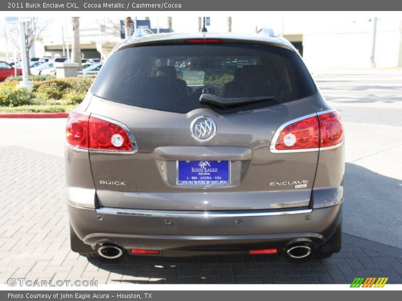 Cocoa Metallic / Cashmere/Cocoa 2011 Buick Enclave CXL