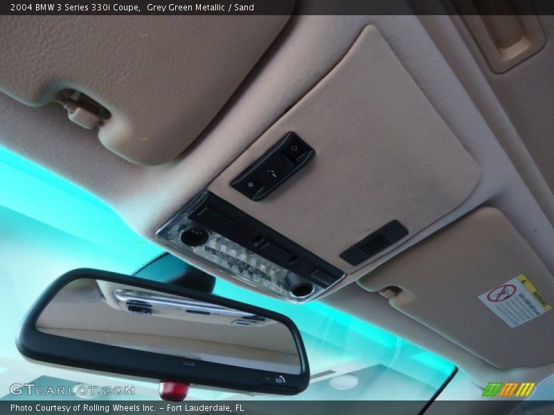 Grey Green Metallic / Sand 2004 BMW 3 Series 330i Coupe