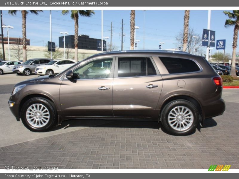 Cocoa Metallic / Cashmere/Cocoa 2011 Buick Enclave CXL