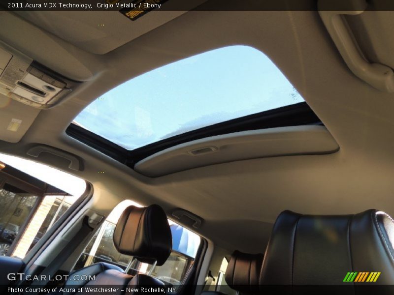 Grigio Metallic / Ebony 2011 Acura MDX Technology