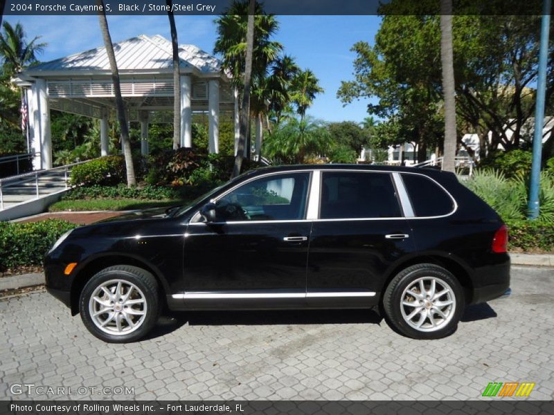 Black / Stone/Steel Grey 2004 Porsche Cayenne S