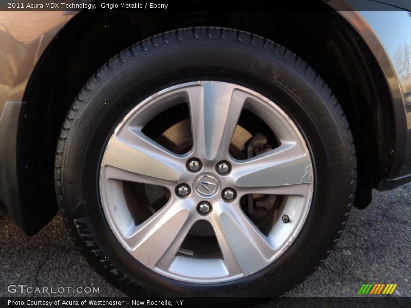 Grigio Metallic / Ebony 2011 Acura MDX Technology