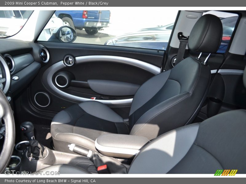 Pepper White / Black/Grey 2009 Mini Cooper S Clubman