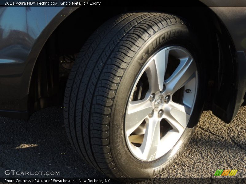 Grigio Metallic / Ebony 2011 Acura MDX Technology