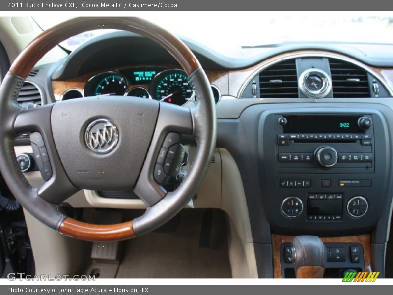 Cocoa Metallic / Cashmere/Cocoa 2011 Buick Enclave CXL