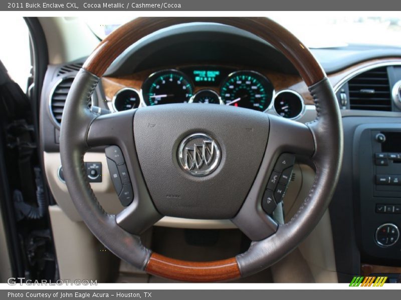 Cocoa Metallic / Cashmere/Cocoa 2011 Buick Enclave CXL