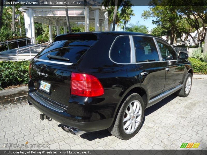 Black / Stone/Steel Grey 2004 Porsche Cayenne S