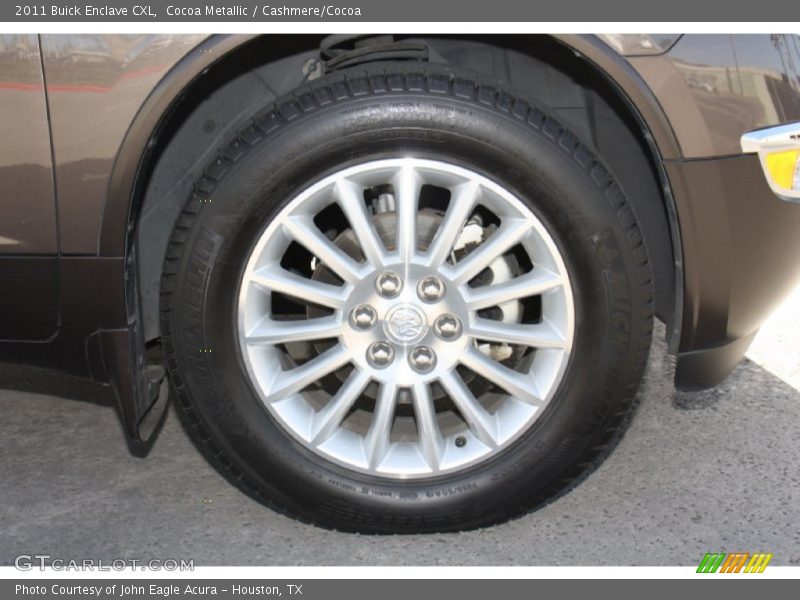 Cocoa Metallic / Cashmere/Cocoa 2011 Buick Enclave CXL