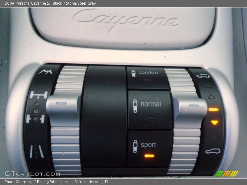 Controls of 2004 Cayenne S