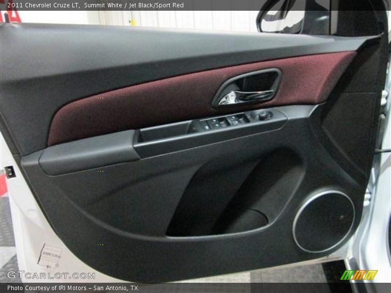 Summit White / Jet Black/Sport Red 2011 Chevrolet Cruze LT