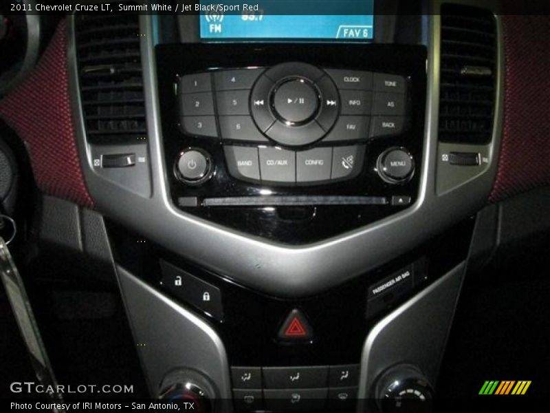 Summit White / Jet Black/Sport Red 2011 Chevrolet Cruze LT