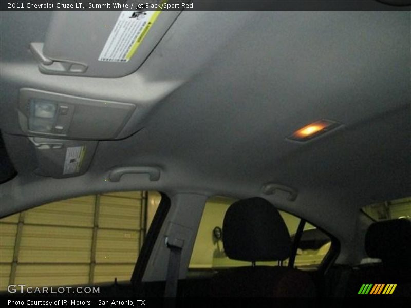 Summit White / Jet Black/Sport Red 2011 Chevrolet Cruze LT