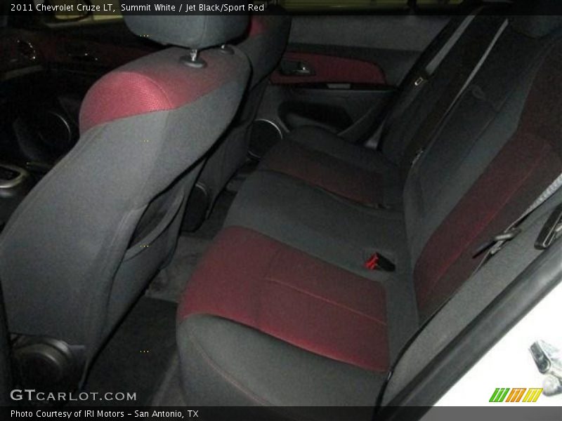 Summit White / Jet Black/Sport Red 2011 Chevrolet Cruze LT