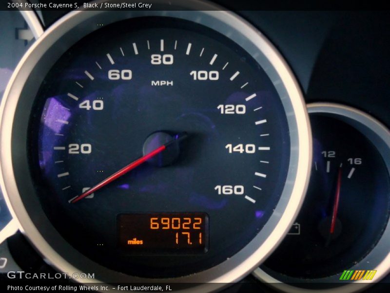 Black / Stone/Steel Grey 2004 Porsche Cayenne S