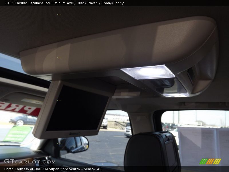 Black Raven / Ebony/Ebony 2012 Cadillac Escalade ESV Platinum AWD