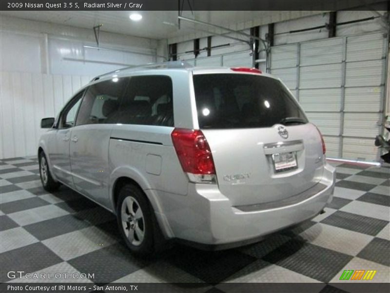 Radiant Silver / Gray 2009 Nissan Quest 3.5 S