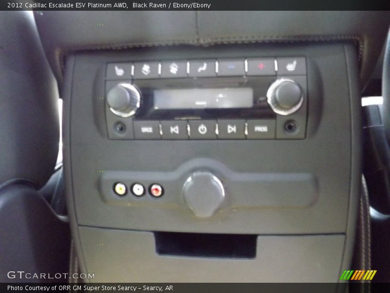 Black Raven / Ebony/Ebony 2012 Cadillac Escalade ESV Platinum AWD
