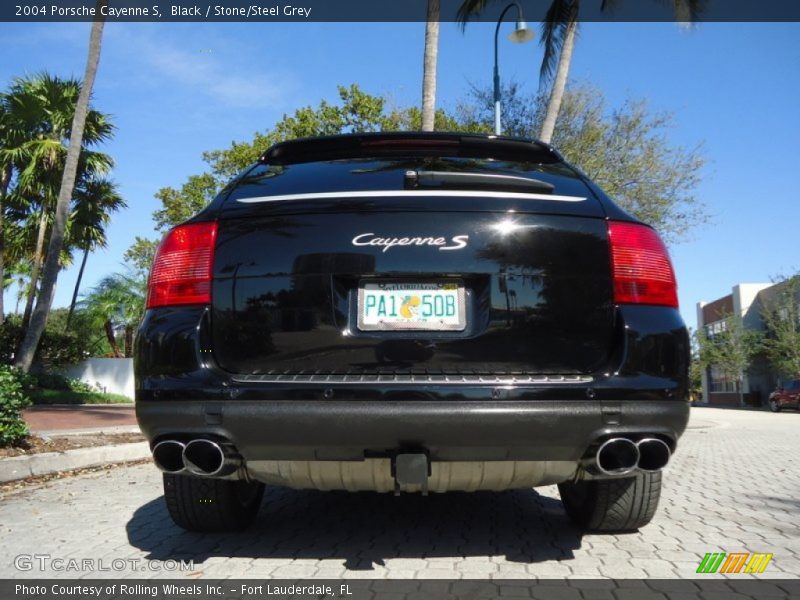 Black / Stone/Steel Grey 2004 Porsche Cayenne S