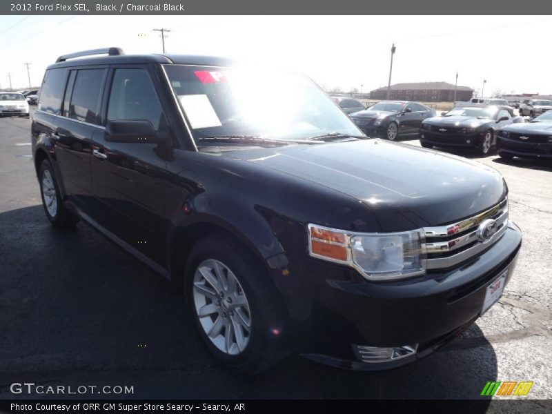Black / Charcoal Black 2012 Ford Flex SEL