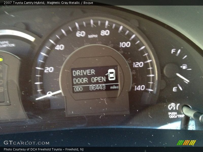 Magnetic Gray Metallic / Bisque 2007 Toyota Camry Hybrid