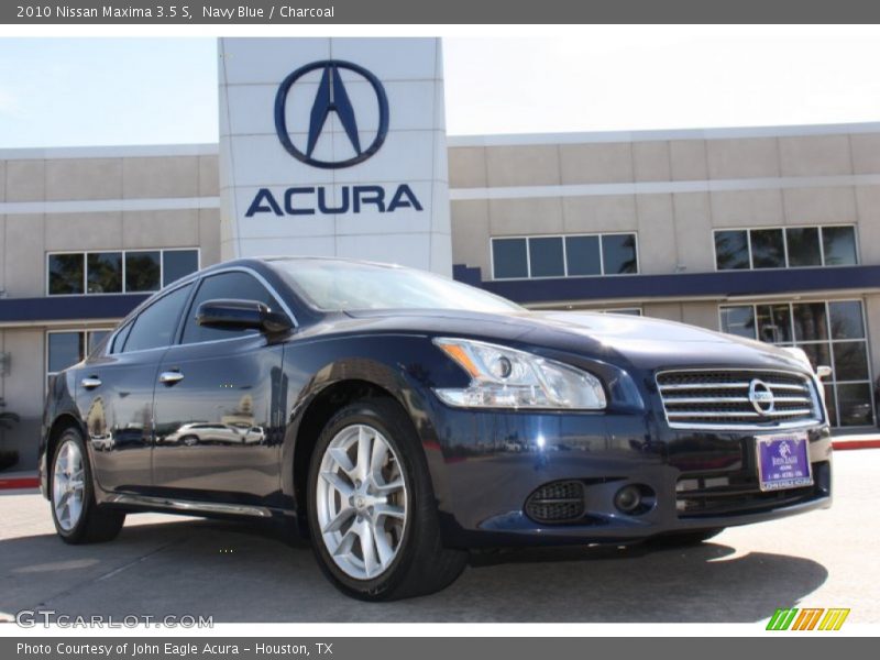 Navy Blue / Charcoal 2010 Nissan Maxima 3.5 S