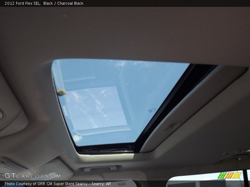 Black / Charcoal Black 2012 Ford Flex SEL