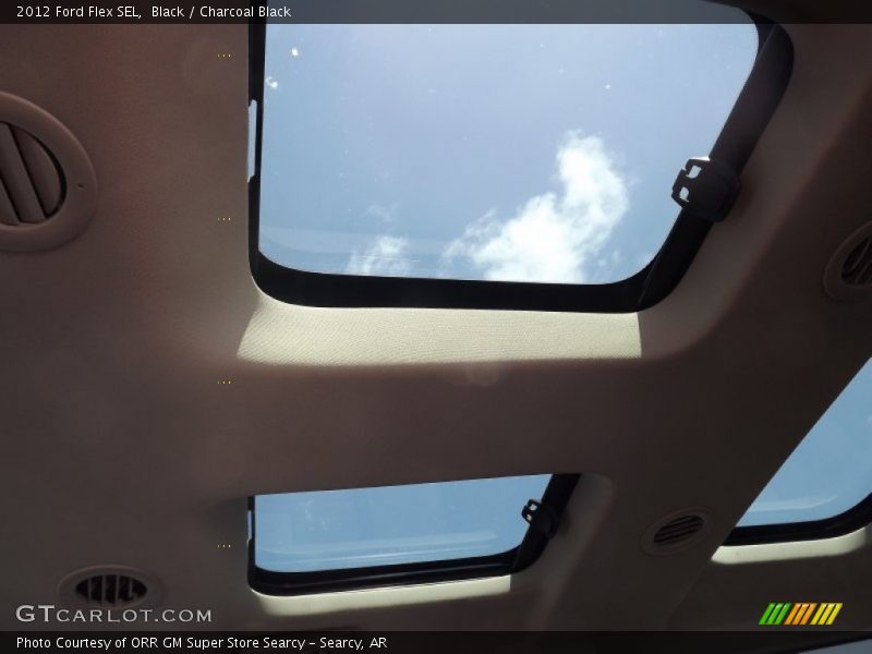 Black / Charcoal Black 2012 Ford Flex SEL