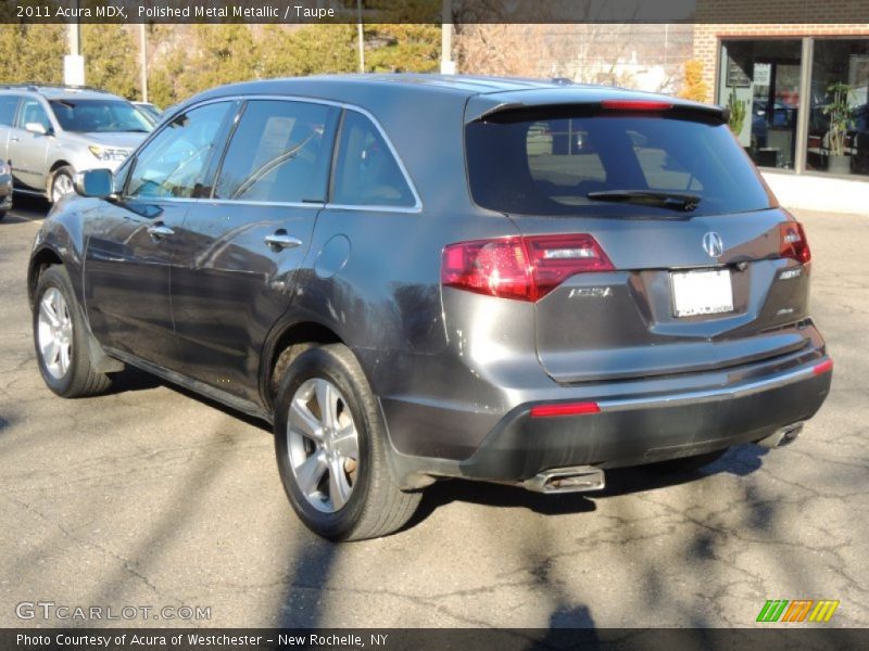 Polished Metal Metallic / Taupe 2011 Acura MDX