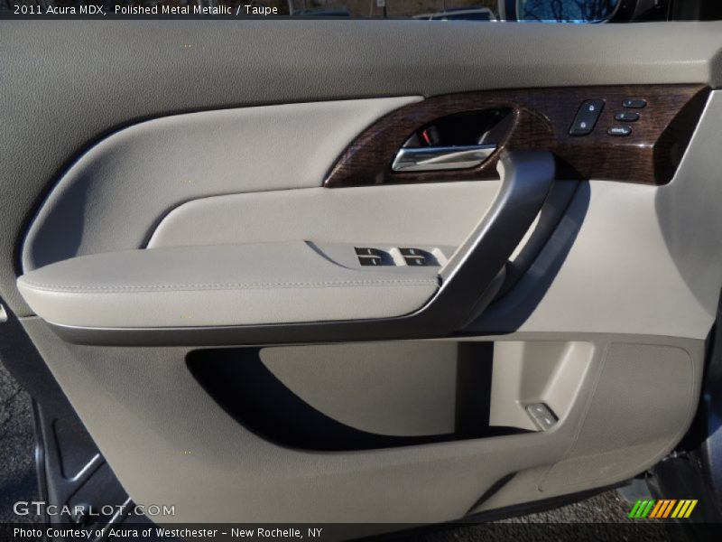 Polished Metal Metallic / Taupe 2011 Acura MDX