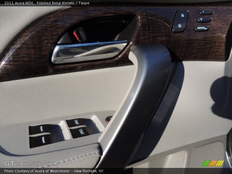 Polished Metal Metallic / Taupe 2011 Acura MDX