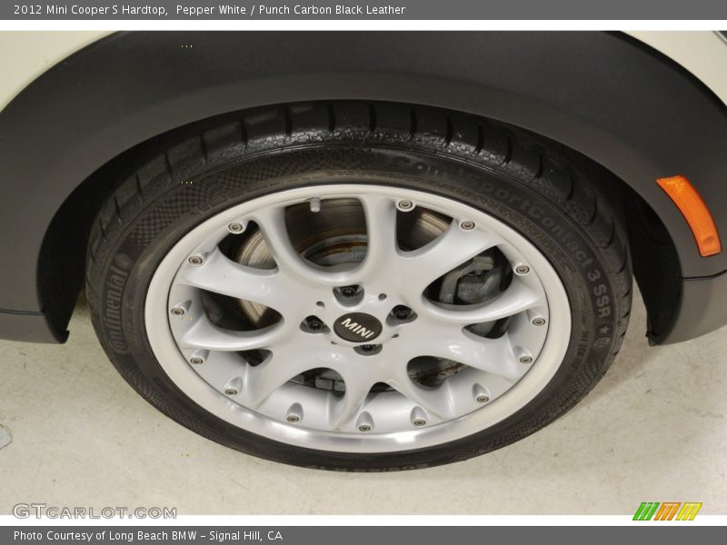Pepper White / Punch Carbon Black Leather 2012 Mini Cooper S Hardtop