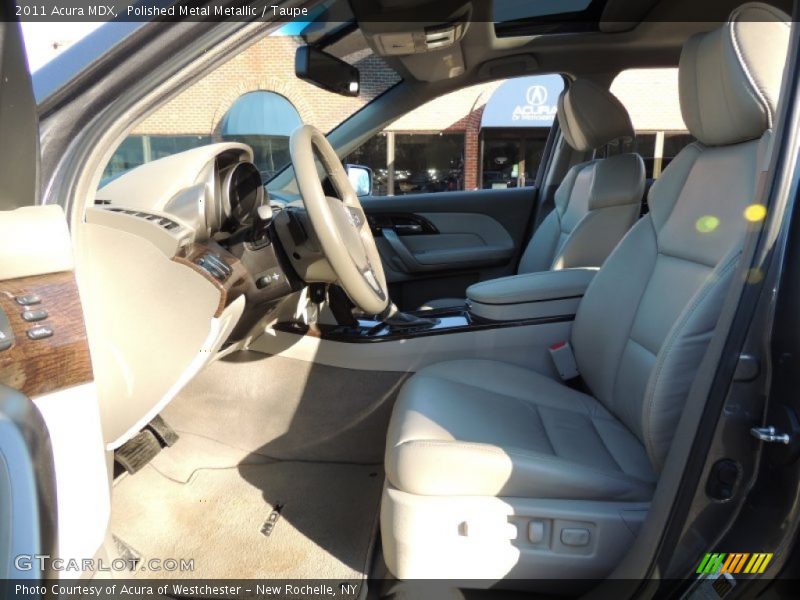 Polished Metal Metallic / Taupe 2011 Acura MDX