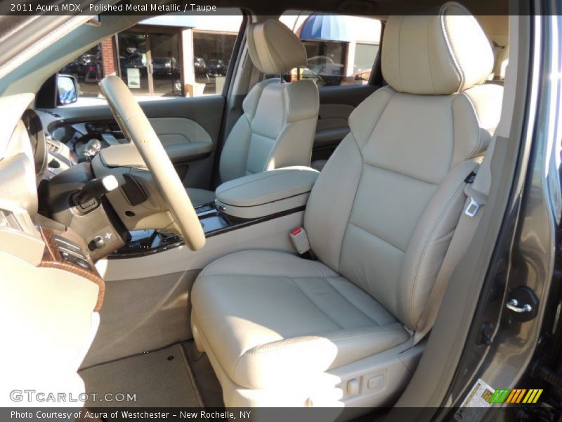 Polished Metal Metallic / Taupe 2011 Acura MDX